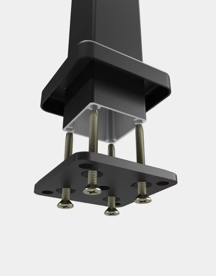 Ensemble complet d'un poteau 2,5x2,5po pour panneau décoratif