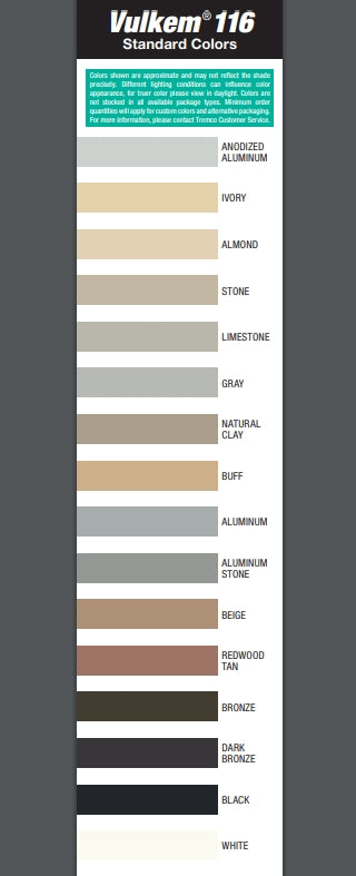Vulkem polyurethane sealant for the membrane