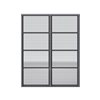 Tendal Fenêtre de véranda 3 saisons 90po x 60po - Double colonnes - Cadre d'aluminium
