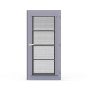 Porte-moustiquaire 3 saisons Tendal à cadre d'aluminium 36 x 84 po avec charnière à droite vers l'extérieur