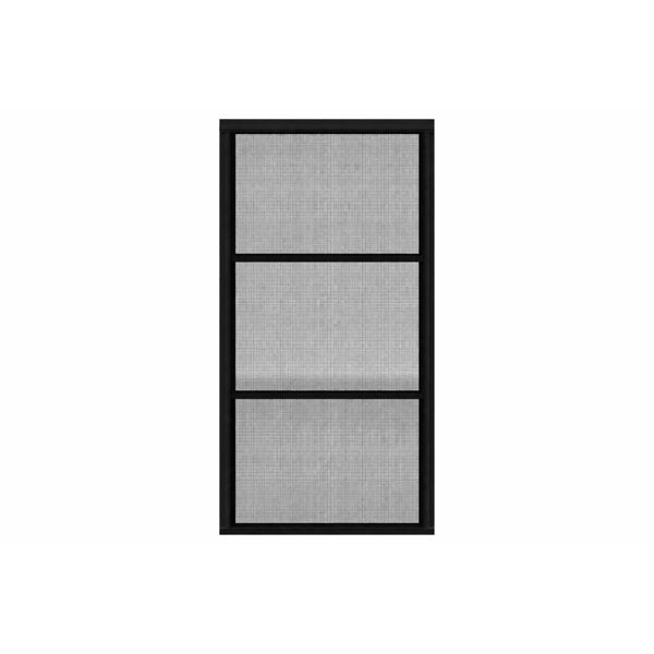 Tendal Fenêtre de véranda 3 saisons 36po x 60po - Simple colonne - Cadre d’aluminium - Noir