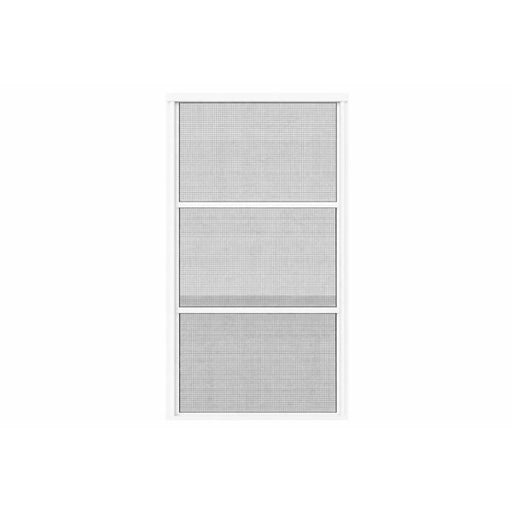 Tendal Fenêtre de véranda 3 saisons 36po x 60po - Simple colonne - Cadre d’aluminium - Blanc