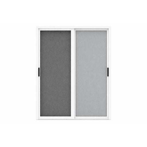 Tendal Porte coulissante 3 saisons 72po x 84po - Gauche à droite - Cadre d’aluminium - Blanc