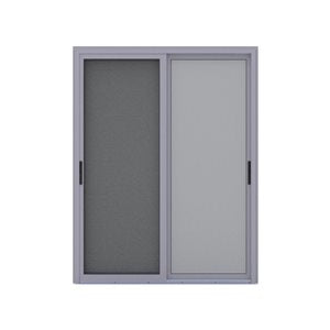 Tendal Porte patio de veranda 3 saisons 72 X 84 Gauche à Droite- Cadrage d'aluminium
