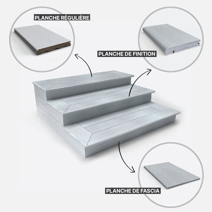 Planche régulière pour patio - Elite