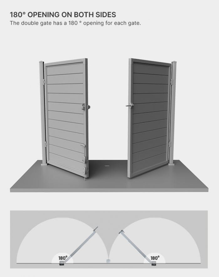 Porte double en composite