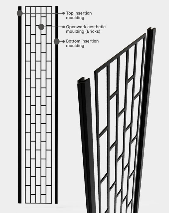 Panneau décoratif de clôture EZfence