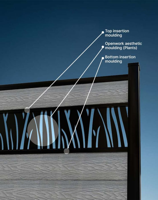 Panneau décoratif de clôture EZfence