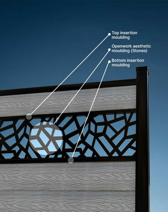 Panneau décoratif de clôture EZfence