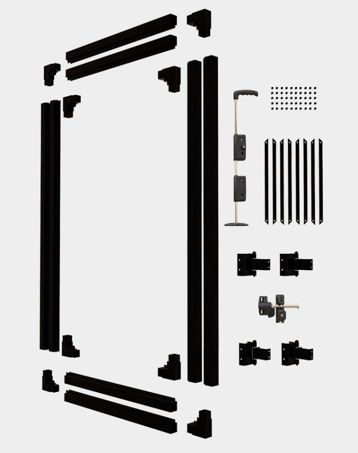 Porte pliante simple en composite