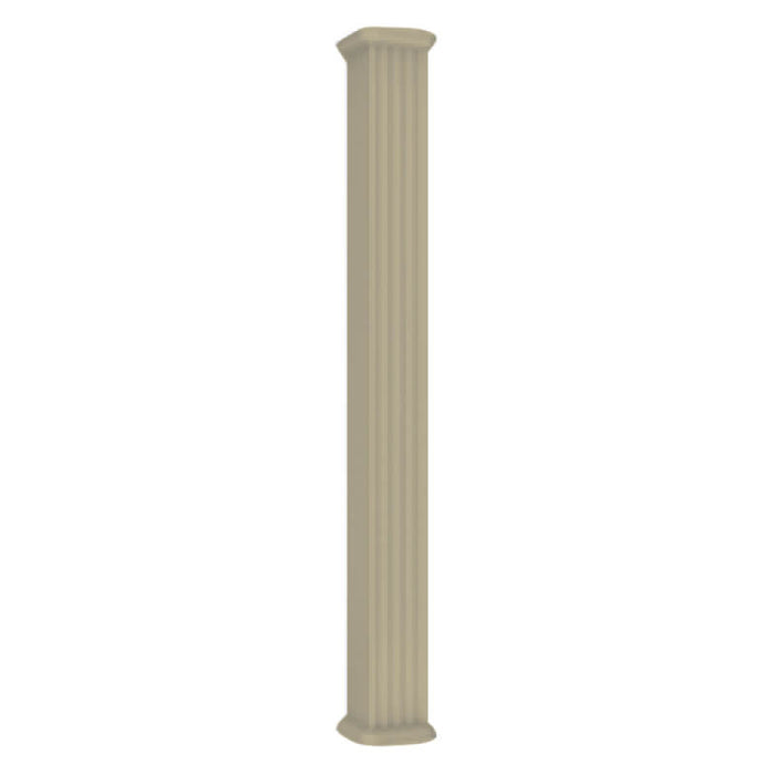 6" square fluted outside column