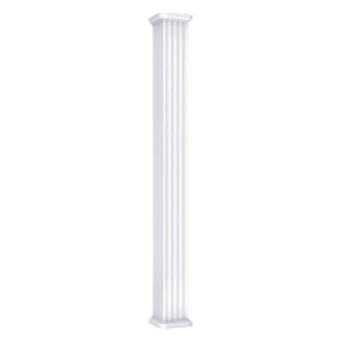 6" square fluted outside column