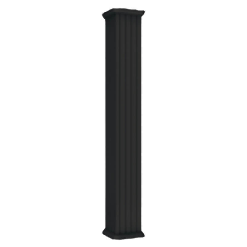 Colonne extérieure carrée et cannelée de 8po