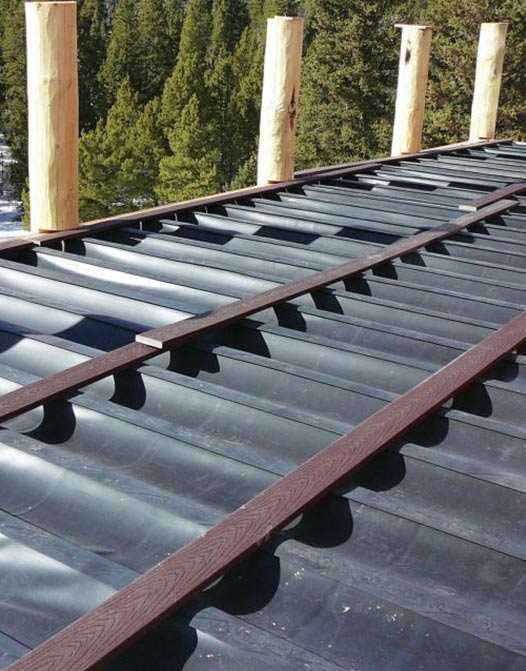 Système de drainage sous terrasse
