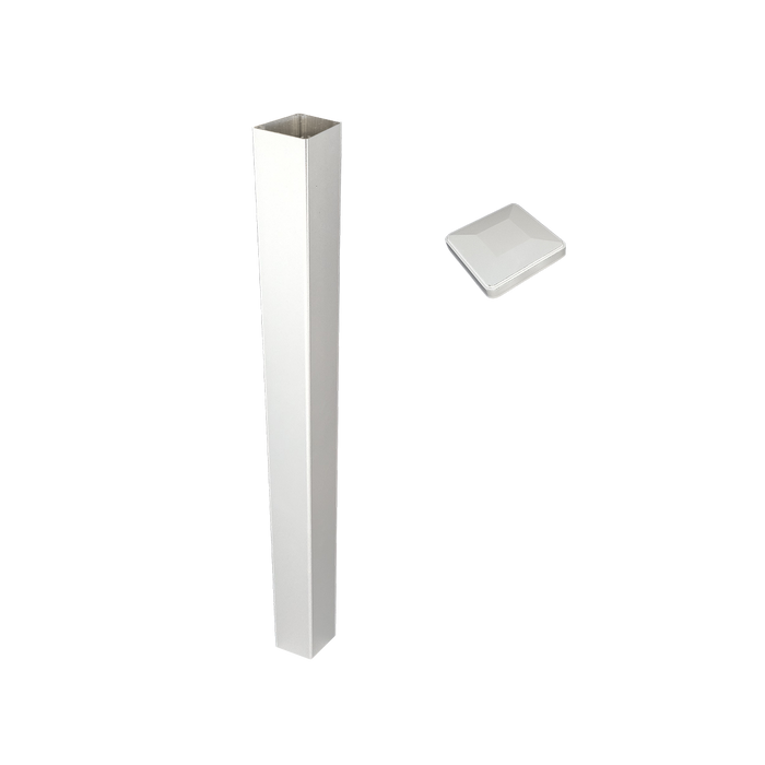 Poteau Aluminium pour coule en Béton – 3 po x 3 po