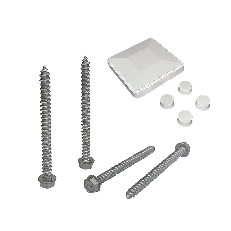 Poteau Aluminium – 3 po x 3 po – Prêt à Installer