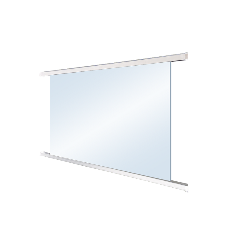 Section Verre Préfabriquée – 36 po, 50 po, 6mm – Clair